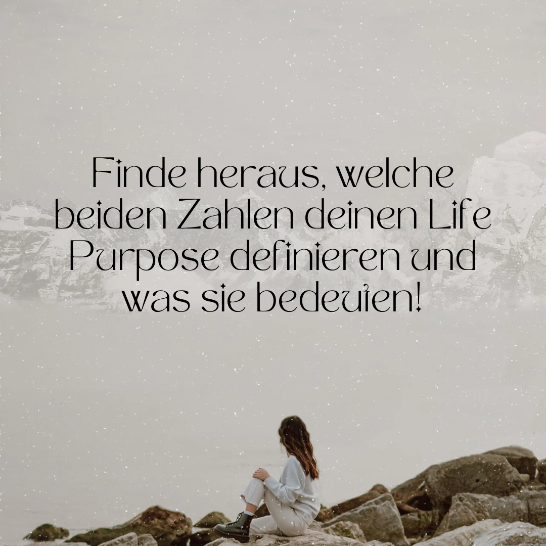 NUMEROLOGISCHER LIFE PURPOSE KURS🌟